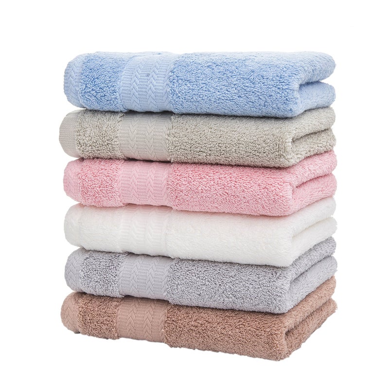 Leisofter Ultra Thick, Soft & Absorbent Cotton Hand Towels for Bathroom(Green, 2-Pack, 14" x 29") - Multipurpose Towels for Bath, Gym and Spa with Hanging Loop - Image 4